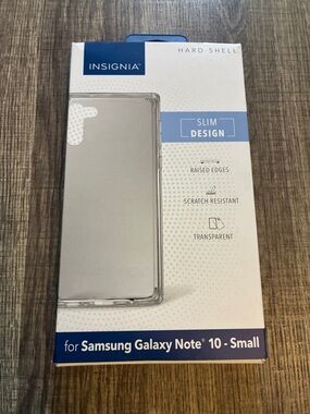 Insignia Transparent Hard-Shell Case for Samsung Galaxy Note 10 - Clear